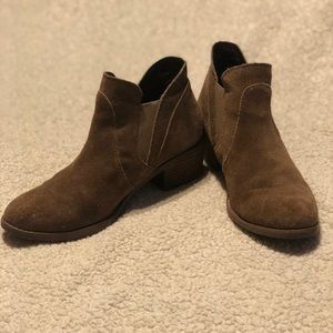 Brown Suede Ankle Boots